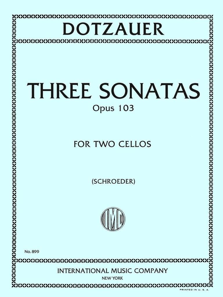 Three Sonatas Op. 103